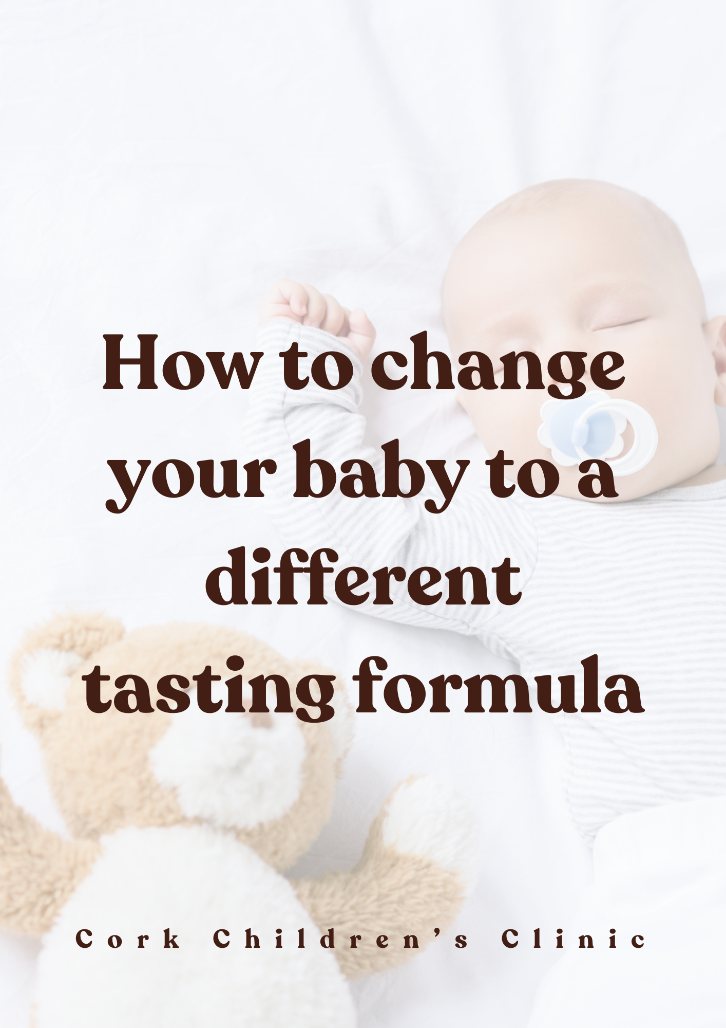 Transitioning your baby onto a different tasting formula